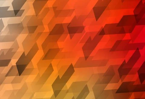 Light Red, Yellow vector texture in rectangular style. Stock Illustration