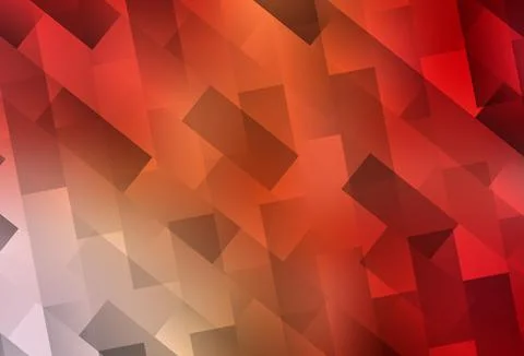 Light Red, Yellow vector texture in rectangular style. 스톡 일러스트