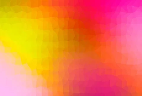 Light Red, Yellow vector triangle mosaic texture. 스톡 일러스트