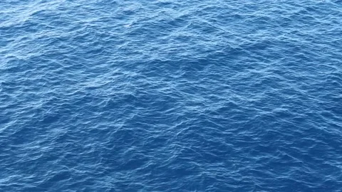 Light reflected and refracted off the sea.  Abstract wave surface and texture Stock Footage 221622823