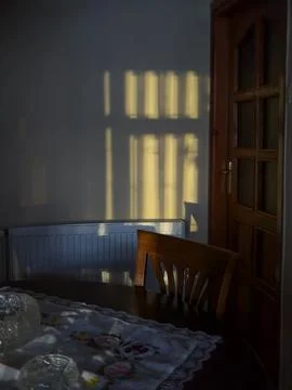 Light reflected in the window Fotos Stock