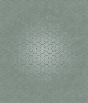 Light reflecting on green hexagonal tiles creates modern background Stock Illustration