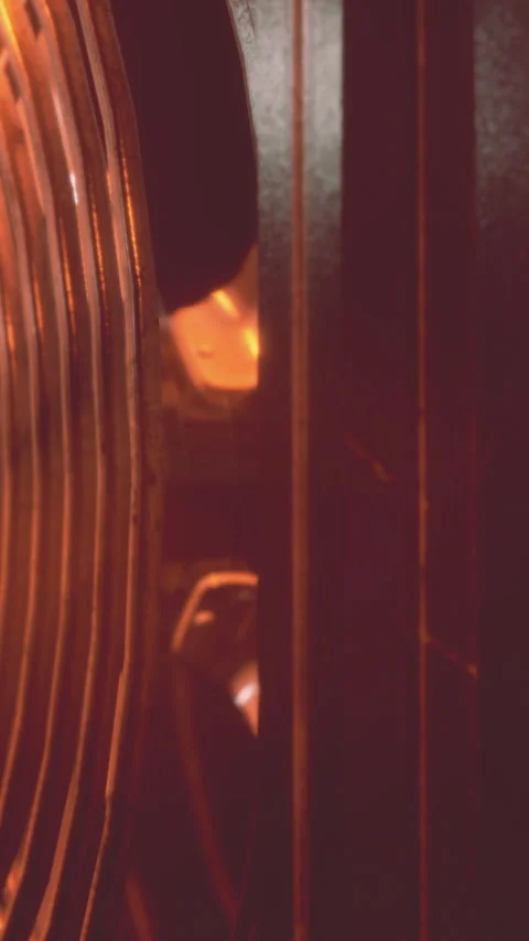 Light reflecting through dark lines in an abstract setting at a studio Stock Footage 337925492