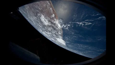 Light reflection on the earth Stock Footage 314041955