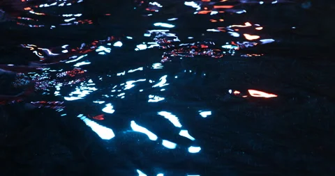 Light Reflection in the water Video stock 158491285