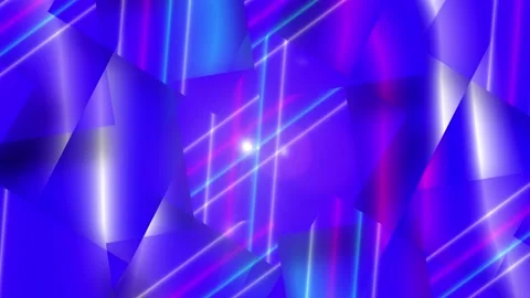 Light reflections against rotating purple rectangles Stock Footage 140994936