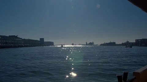 Light reflections in the sea 스톡 동영상 104779848