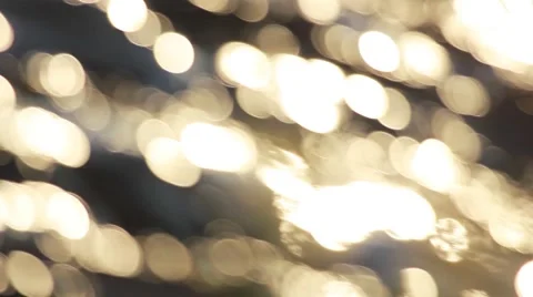 Light reflex in flowing water Stock Footage 49097530