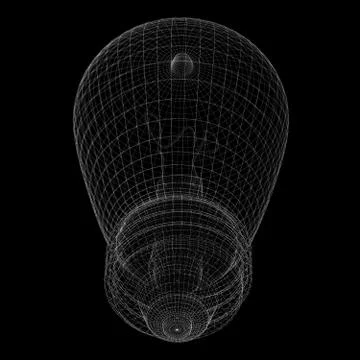 Light retro Bulb Stock Illustration