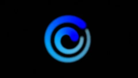 Light ring abstract artistic background animated stock footage Stock Footage 96031251