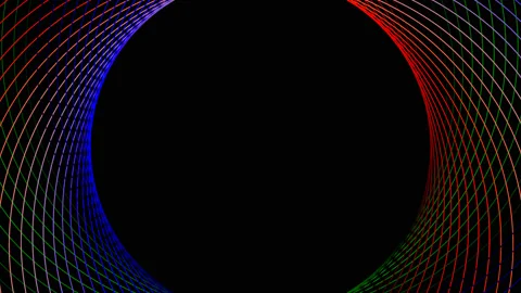 Light Ring Mesh Cylinder Hole Video stock 143905852