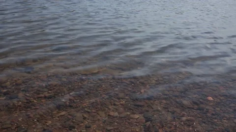 Light ripples on clear water Stock Footage 154195181