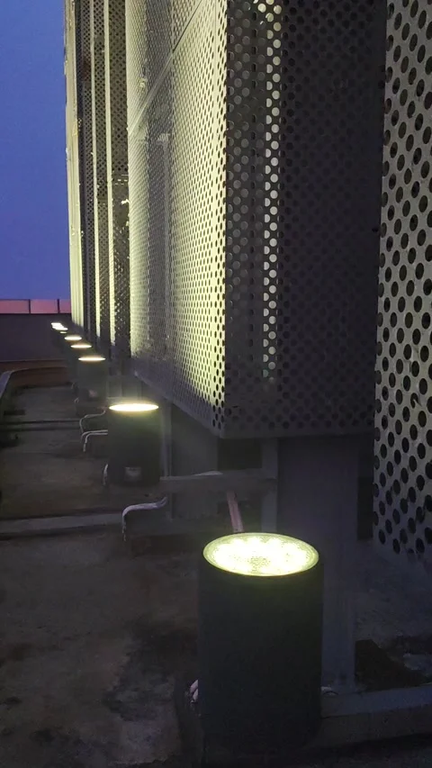 Light at rooftop Stockbeeldmateriaal 219259411