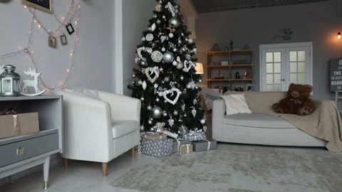 Light room with christmas interior 動画素材 99462335
