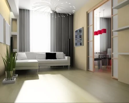 Light room Stock Illustration