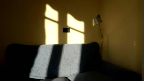 Light in a room time-lapse Stock Footage 130860071