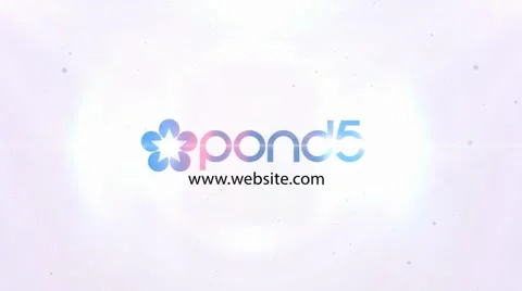 Light Rotating Circular Corporate Logo Sting After Effects stock