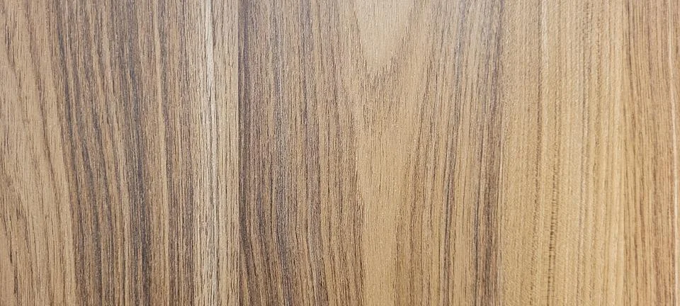 Light rustic wood background with dark veins on natural panel Stock Photos