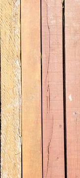 Light rustic wood background with dark veins on natural panel Stock Photos