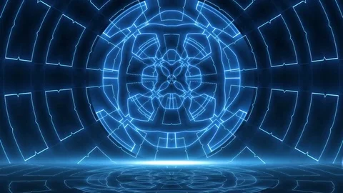 Light Scene. Loop Video stock 75031494