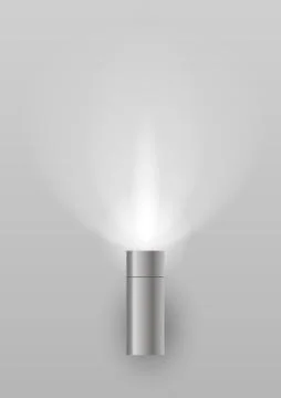 Light sconces for facade Stock Illustration