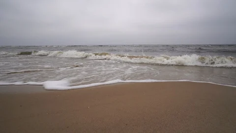 Light sea surf Stock Footage 85642253