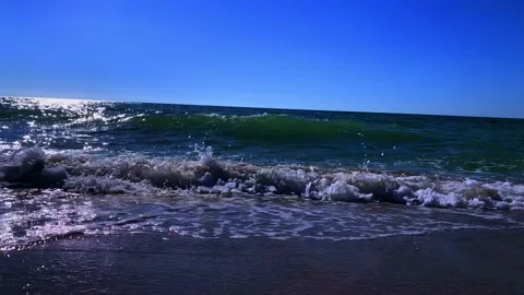 Light Sea Surf Stock Footage 148030036