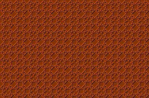 Light seamless symmetrical abstract vector background in arabian style made.. Stock Illustration