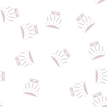 Light sensor glyph vector seamless pattern black 스톡 일러스트