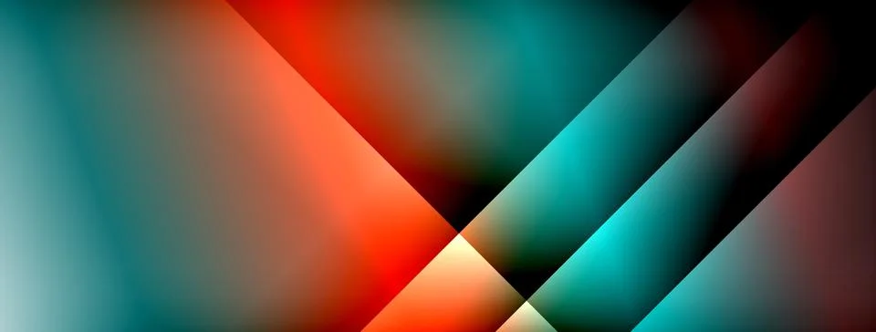 Light shadow lines dynamic gradient background Stock Illustration