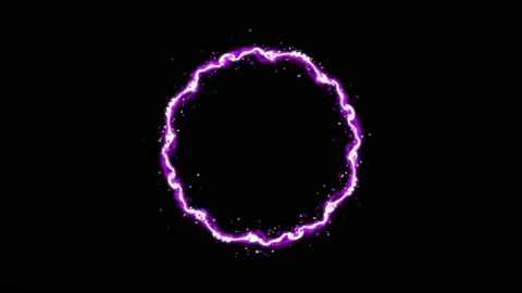 Light shape circle on a black background.  Stock Footage 152526214