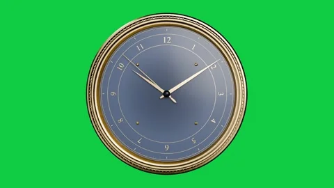 Light shift starting zoom, clock zooming revealing dial on transparent bg while Stock Footage 337506432