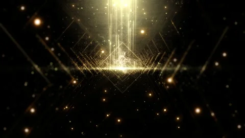 Light Shine Particle with Dark Background Loop Stock Footage