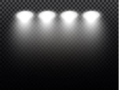 The light shines from the lamp.Abstract special effect element design. Shine ray Stock Illustration