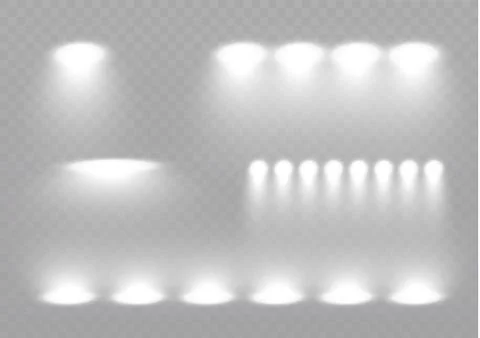 The light shines from the lamp.Abstract special effect element design. Shine ray Stock Illustration