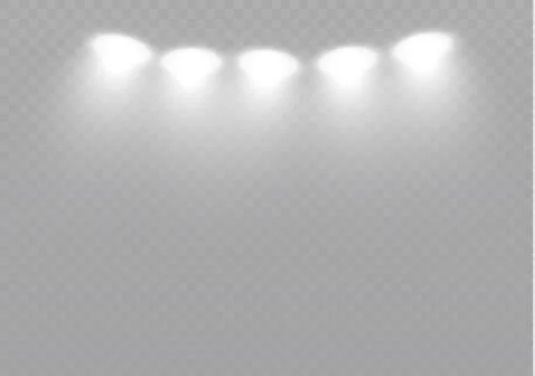 The light shines from the lamp.Abstract special effect element design. Shine ray Stock Illustration