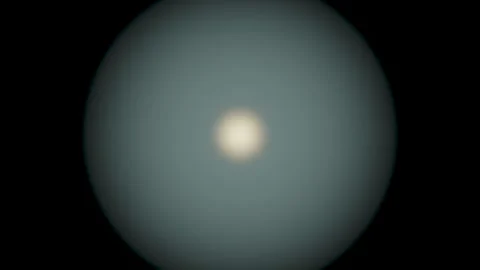 Light shines through a soft gradient background in dark surroundings Stock Footage 337410699
