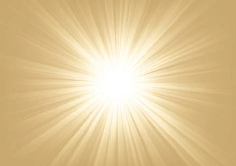 Light Shining On Bright Background, Vector Illustration Stock Illustration
