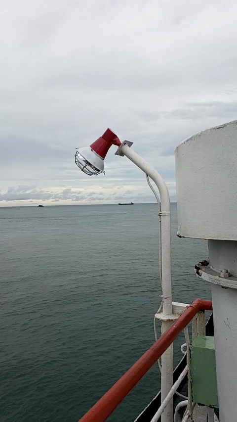 Light on the ship's deck Stock Footage 310558269
