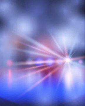 Light show blue. Vector illustration Illustrazione stock
