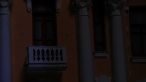 Light show on the building Stock Footage 96339517