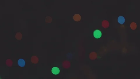 Light Show on Christmas Tree Video stock 86522718