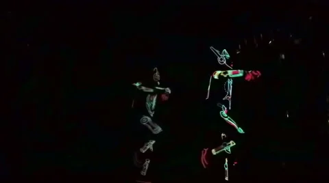 Light show in concert 스톡 동영상 61653443