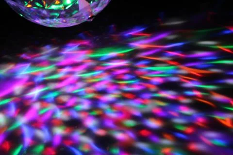 Light show on the floor Stock Photos