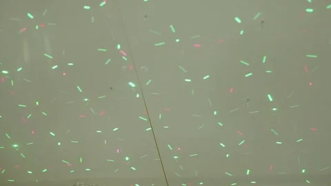 Light Show on the Ground Stock Footage 83562375