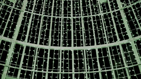 Light Show - Inside the light Cone Anti-Clockwise Rotation Video stock 154722404