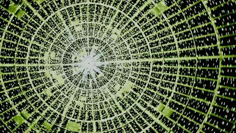 Light Show - Inside the light Cone Anti-Clockwise Rotation faster Video stock 154722797