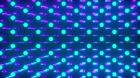 Light Show For Music Stage Stock Footage 306809154