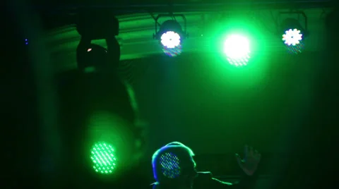 Light show in nightclub Stock Footage 39422882