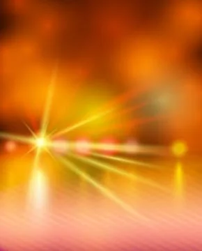 Light show orange. Vector illustration Stock Illustration